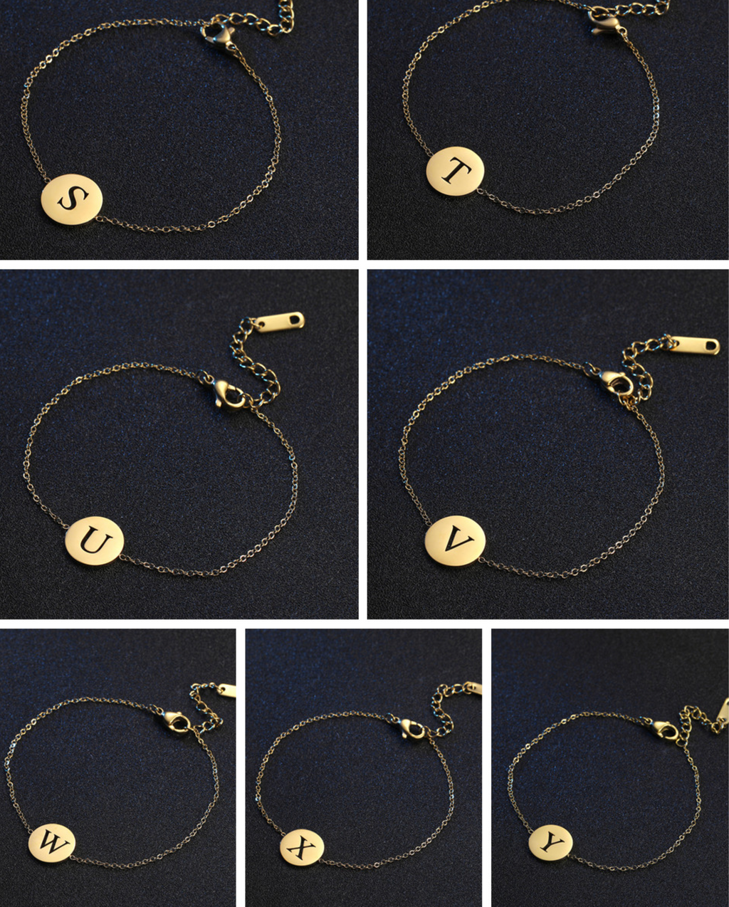 Armband mit Buchstabenanhänger