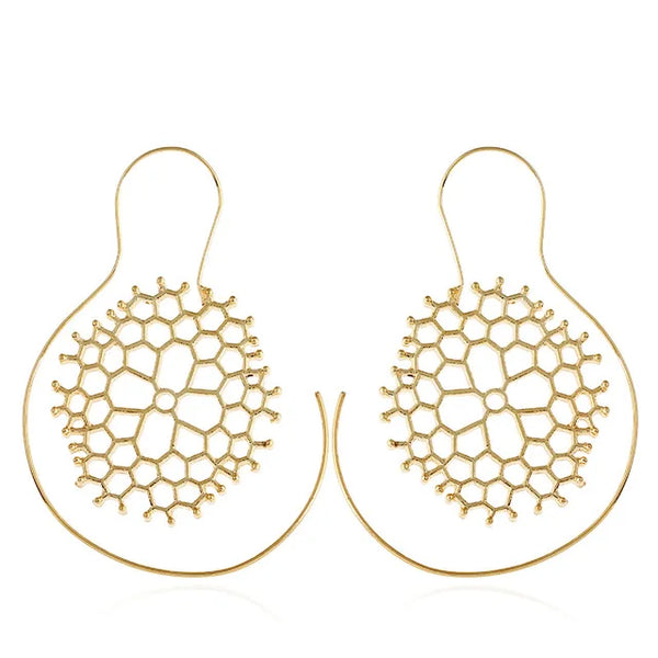 Bohemia Runde Spiralohrringe - Hängende Ohrringe