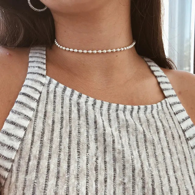 Bunte Bohemia Perlen Choker Halskette für Frauen | Modische Bohemian Perlenkette