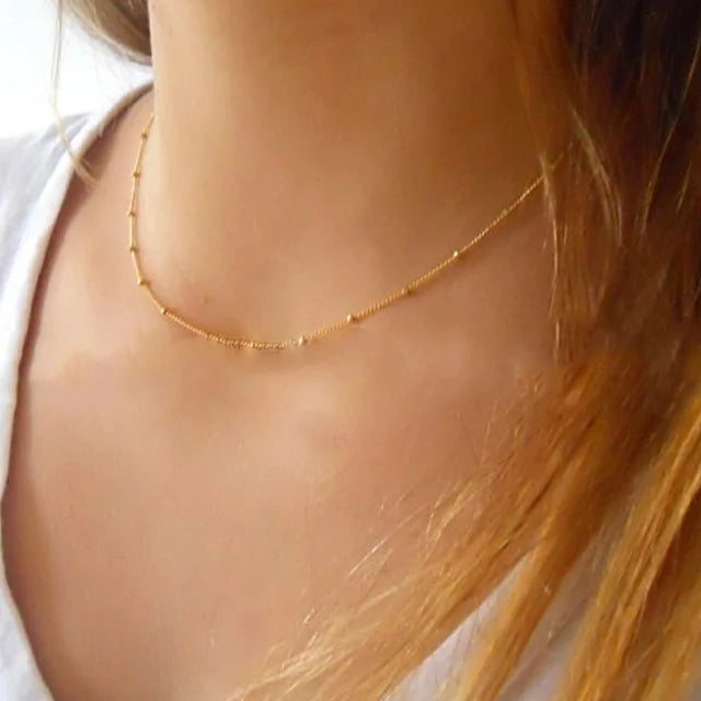 Bunte Bohemia Perlen Choker Halskette für Frauen | Modische Bohemian Perlenkette