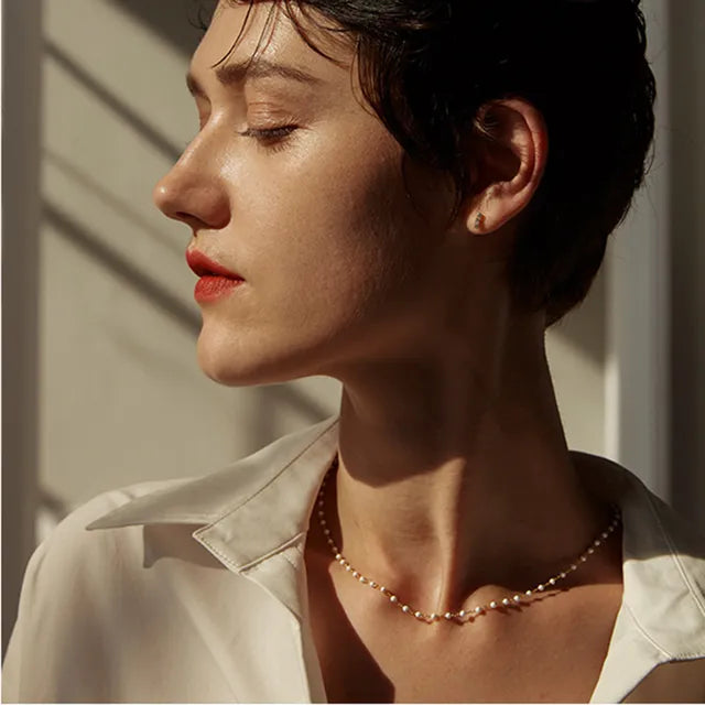 Bunte Bohemia Perlen Choker Halskette für Frauen | Modische Bohemian Perlenkette