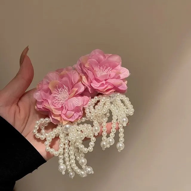 Blumenohrringe für Frauen | Dopamin Schmuck | Bohemian Blume | Hängende Ohrringe