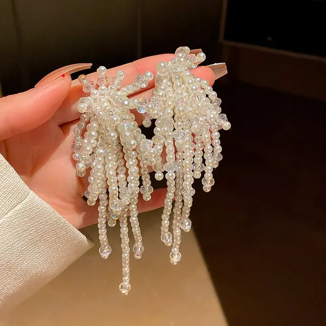 Blumenohrringe für Frauen | Dopamin Schmuck | Bohemian Blume | Hängende Ohrringe