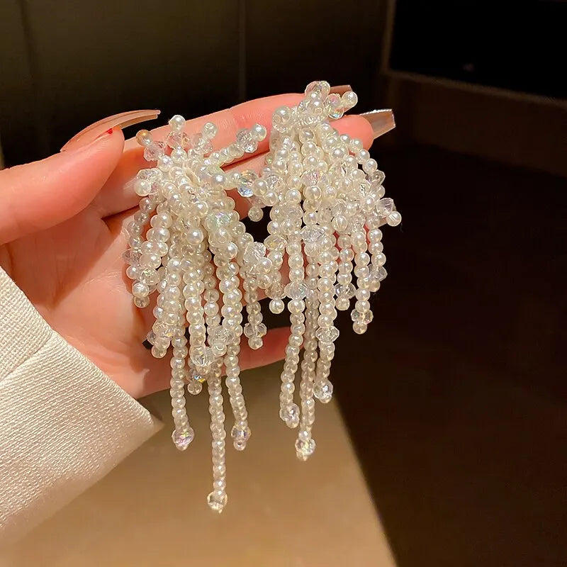 Blumenohrringe für Frauen | Dopamin Schmuck | Bohemian Blume | Hängende Ohrringe