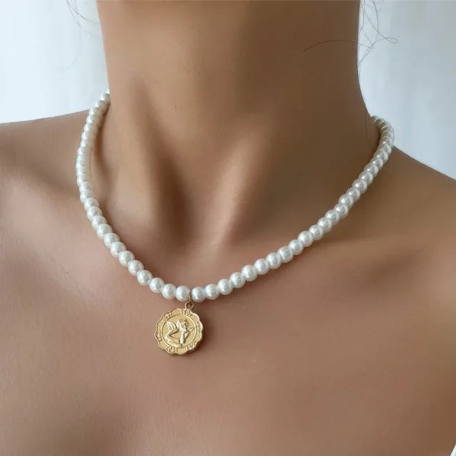 Böhmisches mehrschichtiges handgemachtes Perlenketten-Set mit Quasten und buntem Kristallanhänger für Damen Accessoires