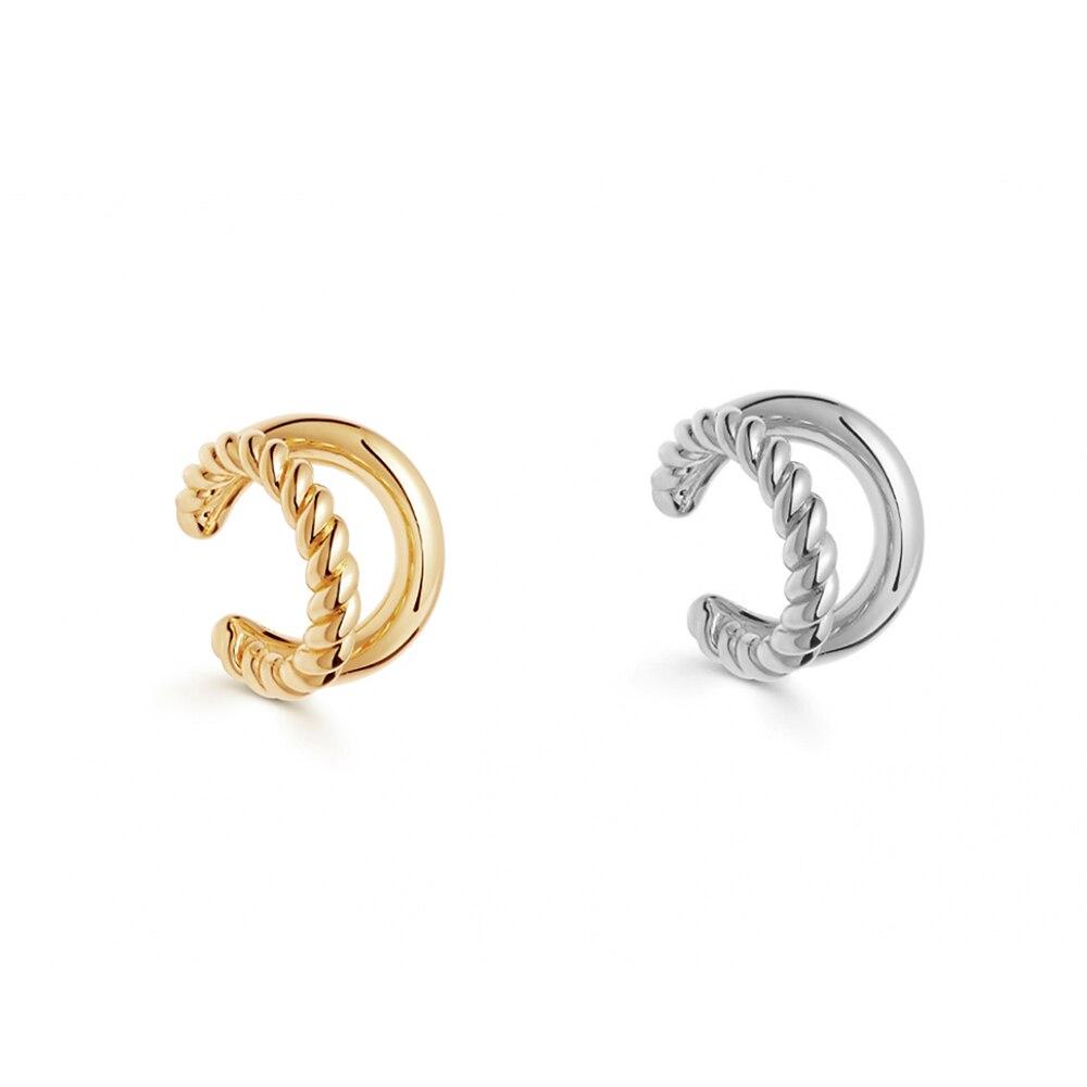 Stapelbare Perlen Ohrmanschette Im Böhmischen Stil Mit Strassohrringen