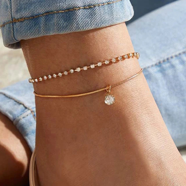 Bohemian Türkische Augenperlen Fußkettchen für Frauen Sommer Strandaccessoires Übelauge Anhänger Fußkettchen Schmuckgeschenk