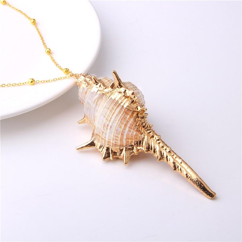 Boho Chic Conch Shell Halskette Sammlung