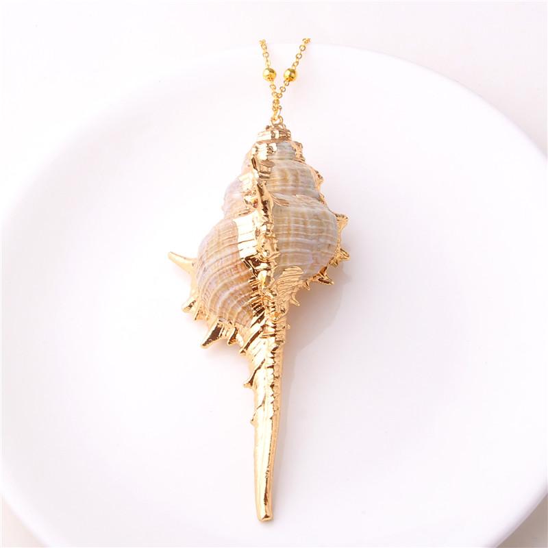 Boho Chic Conch Shell Halskette Sammlung
