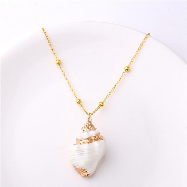 Boho Chic Conch Shell Halskette Sammlung