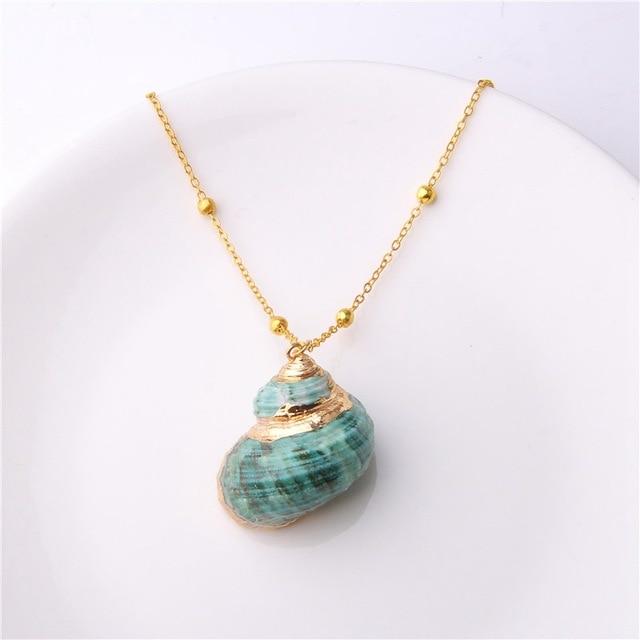 Boho Chic Conch Shell Halskette Sammlung