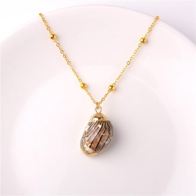 Boho Chic Conch Shell Halskette Sammlung