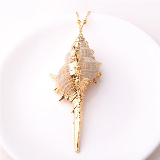 Boho Chic Conch Shell Halskette Sammlung