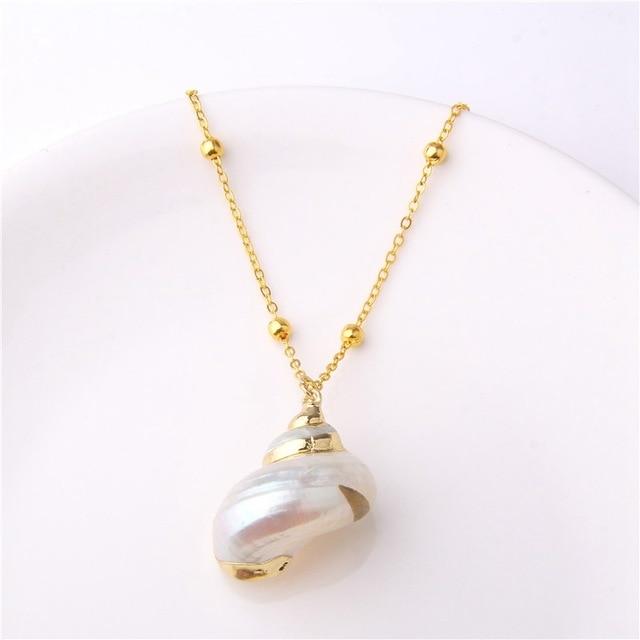 Boho Chic Conch Shell Halskette Sammlung