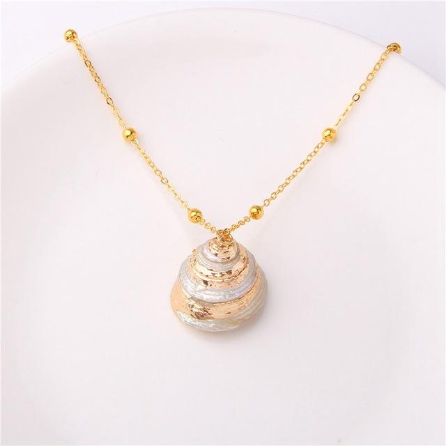 Boho Chic Conch Shell Halskette Sammlung