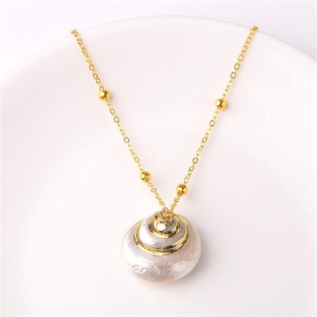 Boho Chic Conch Shell Halskette Sammlung