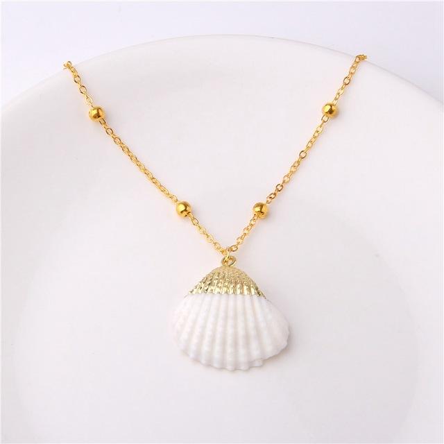 Boho Chic Conch Shell Halskette Sammlung