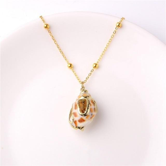 Boho Chic Conch Shell Halskette Sammlung