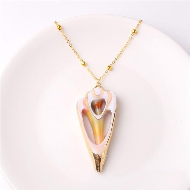 Boho Chic Conch Shell Halskette Sammlung