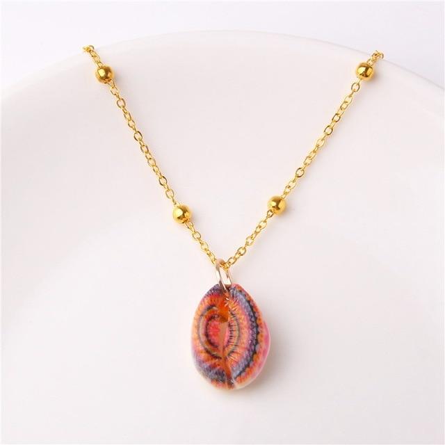 Boho Chic Conch Shell Halskette Sammlung