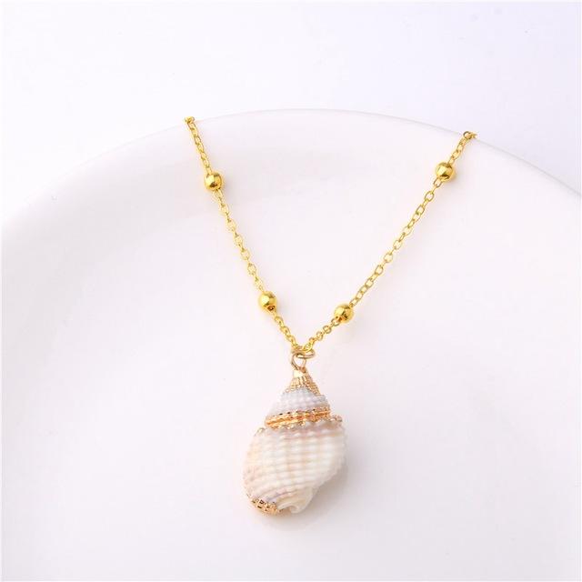 Boho Chic Conch Shell Halskette Sammlung