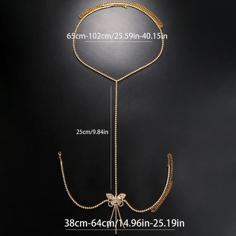 Boho Leg Accessories mit Cubic Zirconia Schmucksteinen