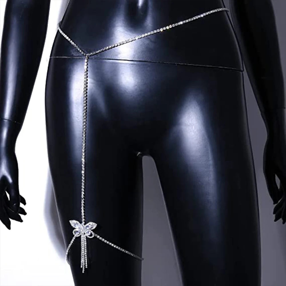 Boho Leg Accessories mit Cubic Zirconia Schmucksteinen