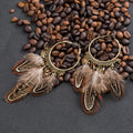 Boho Federohrringe - Tassel Ohrringe für Frauen