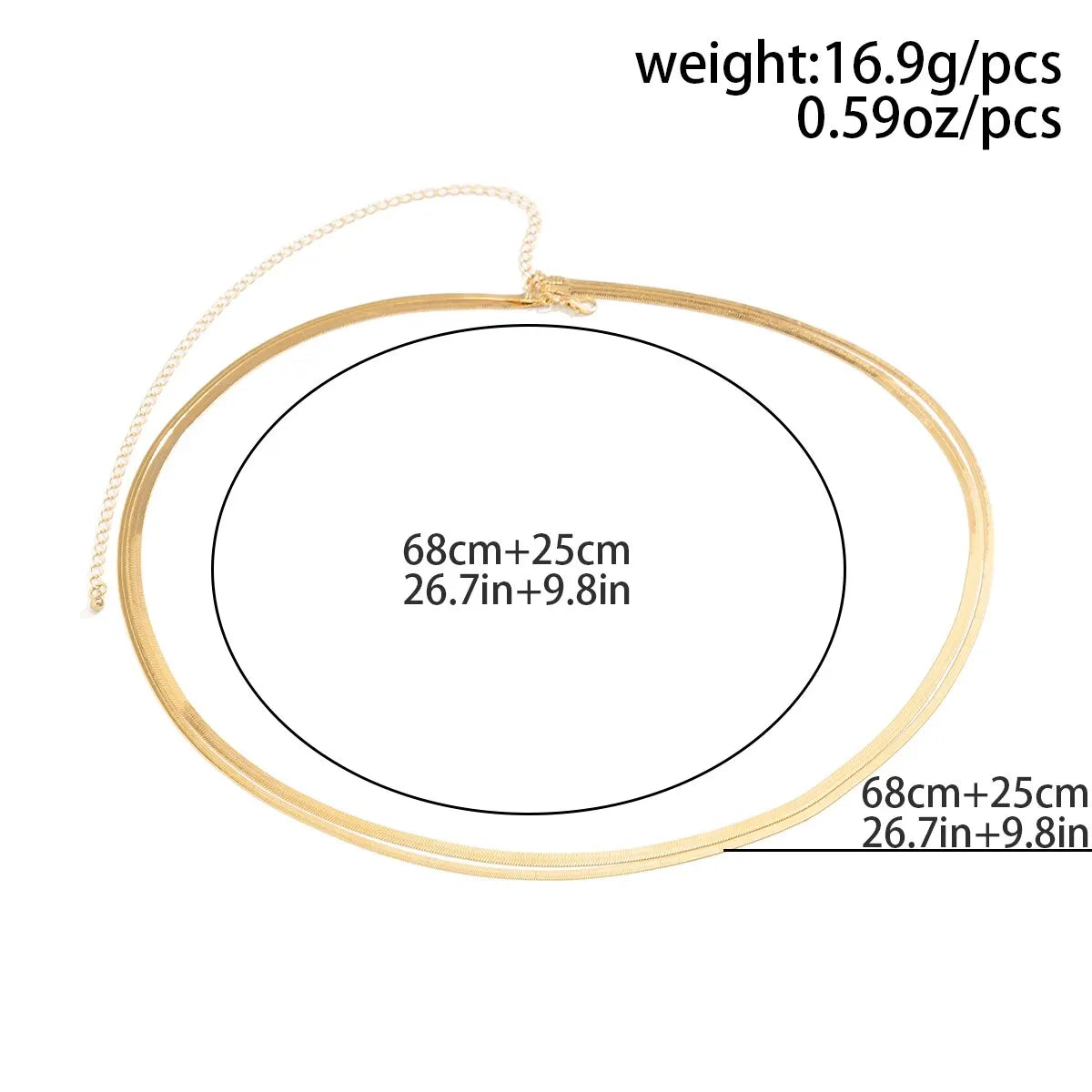 Boho Mehrschichtige flache Schlangenkette Taillenbauchgürtel für Frauen Sommer Strand Bikinis Sexy Körperkette Rave Körperschmuck Accessoires