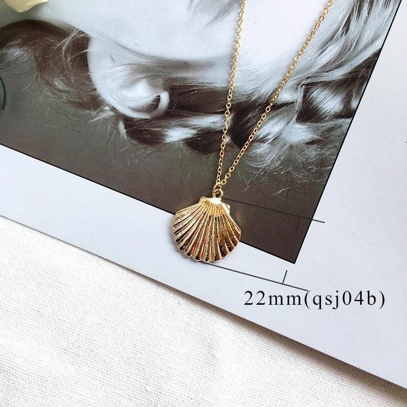 Boho Sea Shell Anhänger Halskette