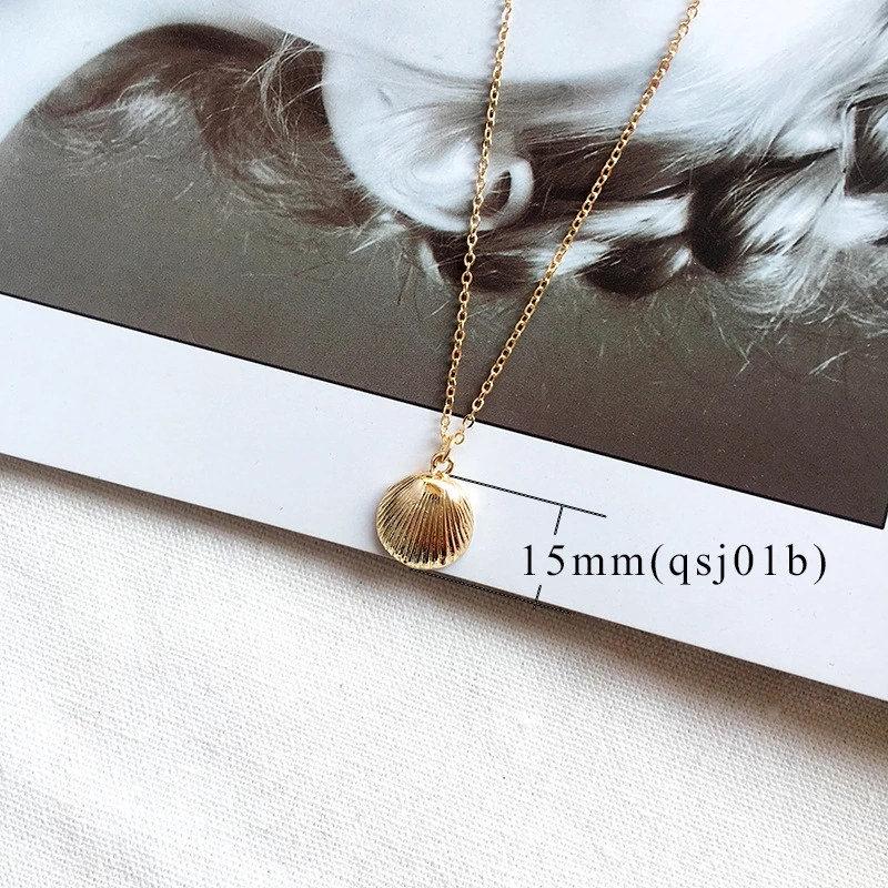 Boho Sea Shell Anhänger Halskette
