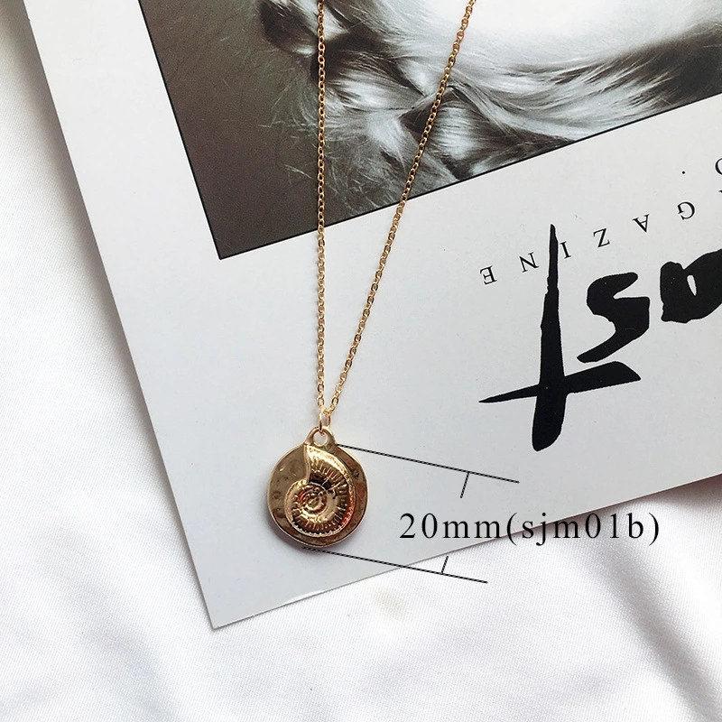 Boho Sea Shell Anhänger Halskette
