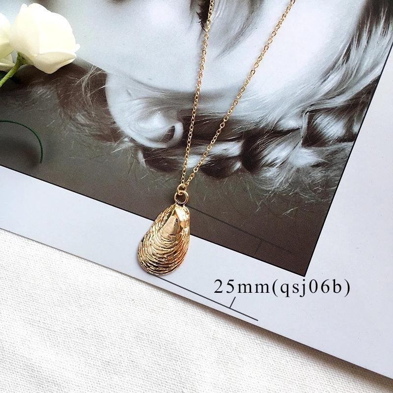 Boho Sea Shell Anhänger Halskette
