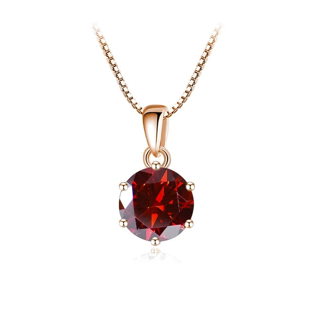 Schmetterlingskuss 6,5 mm 1,0 Karat D Moissanit Halsketten Roségold plattiert Anhänger Original Echte S925 Silberkette Schmuck für Frauen