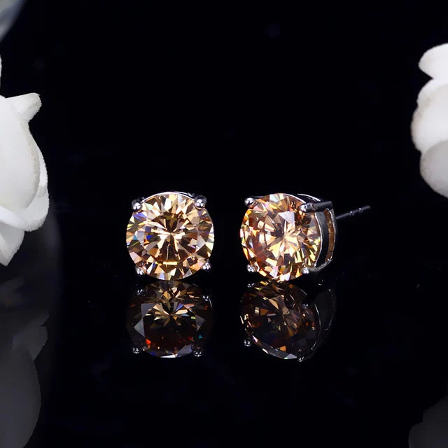 Bunte Kristall-Cubic-Zirkonia-Ohrringe für Frauen - Party-Schmuck und Weihnachtsgeschenke