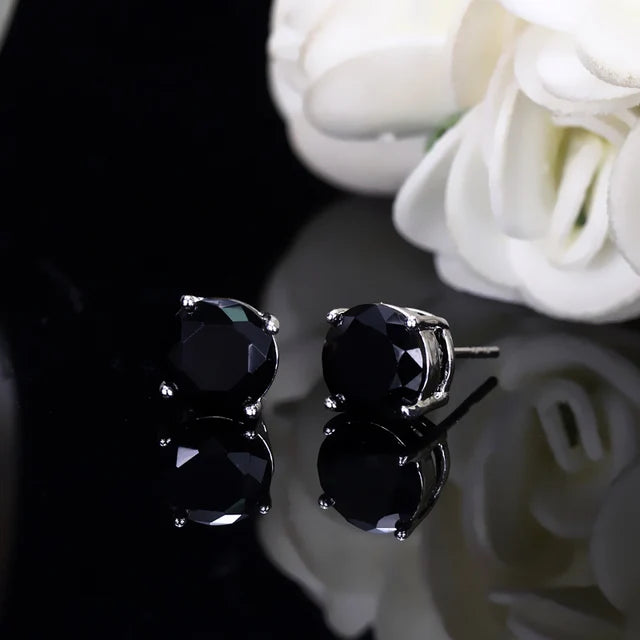 Bunte Kristall-Cubic-Zirkonia-Ohrringe für Frauen - Party-Schmuck und Weihnachtsgeschenke