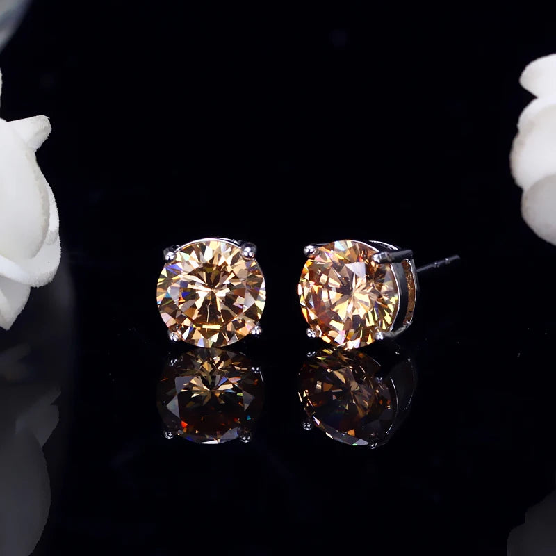 Bunte Kristall-Cubic-Zirkonia-Ohrringe für Frauen - Party-Schmuck und Weihnachtsgeschenke