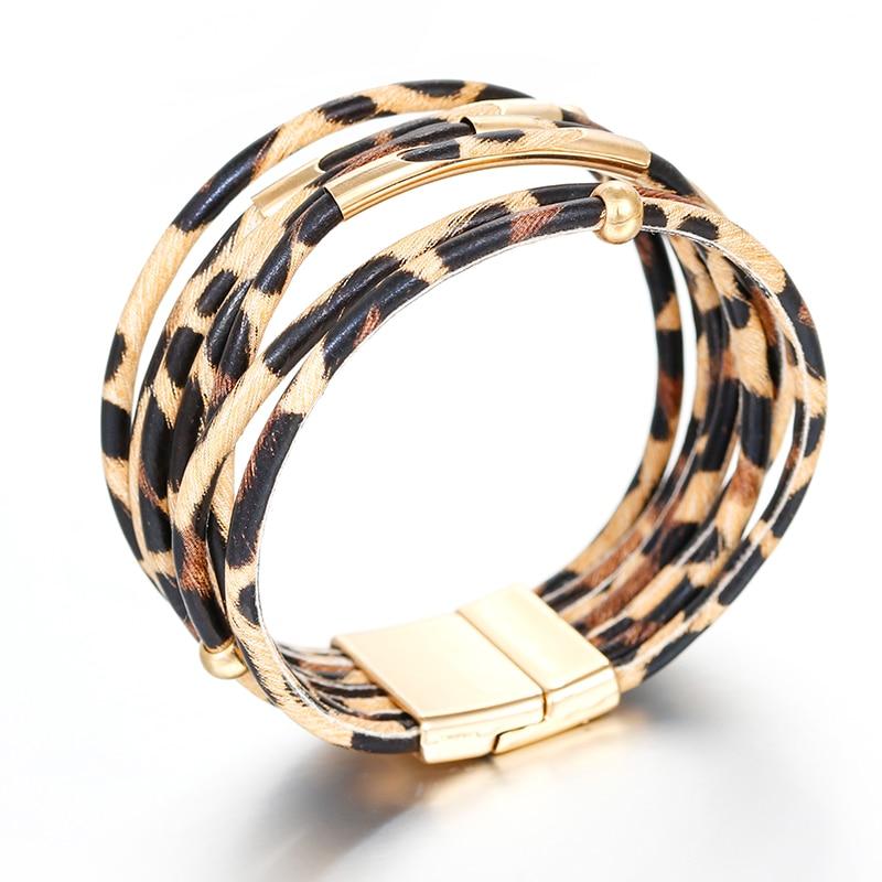 Chic Leopard Multi Layer Armband