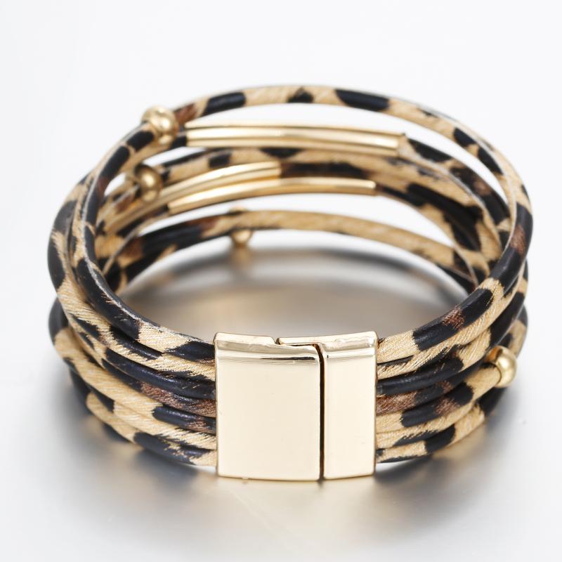 Chic Leopard Multi Layer Armband