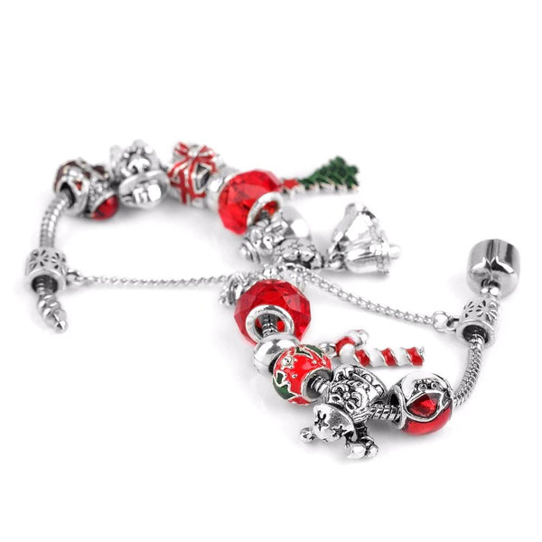 Weihnachten Galore Murano Perlen Charm Armband