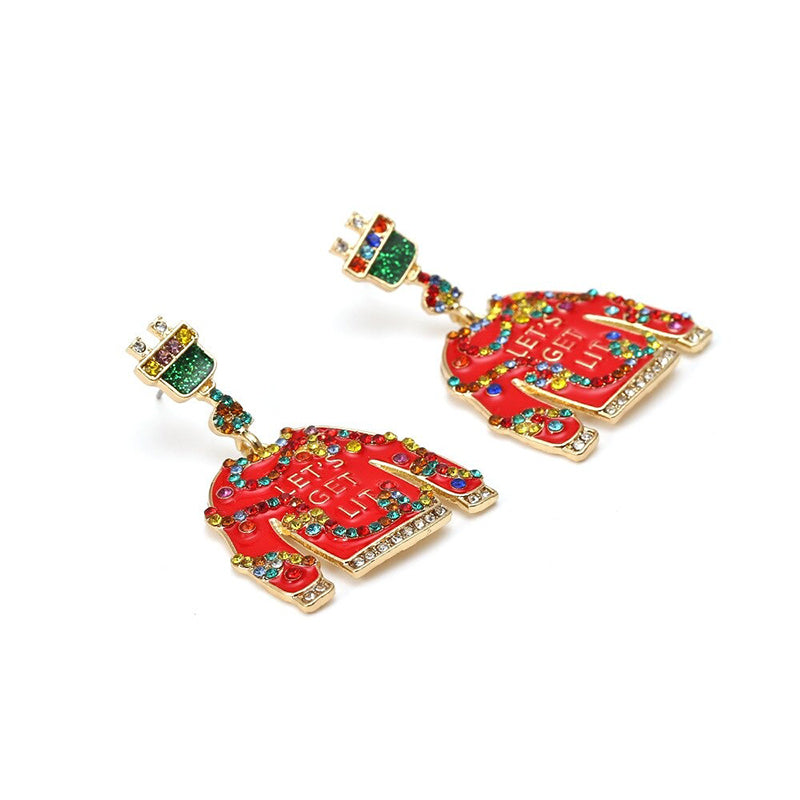 Weihnachtsfeiertagssaison Kollektion Von Modes Statement Ohrringen