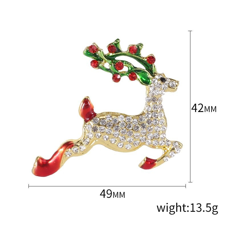 Tuchdekoration Für Weihnachtstücher Emaille Brosche Stifte