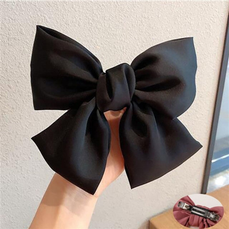Edel Samt Ribbon Bowknot Barrette Hair Clips