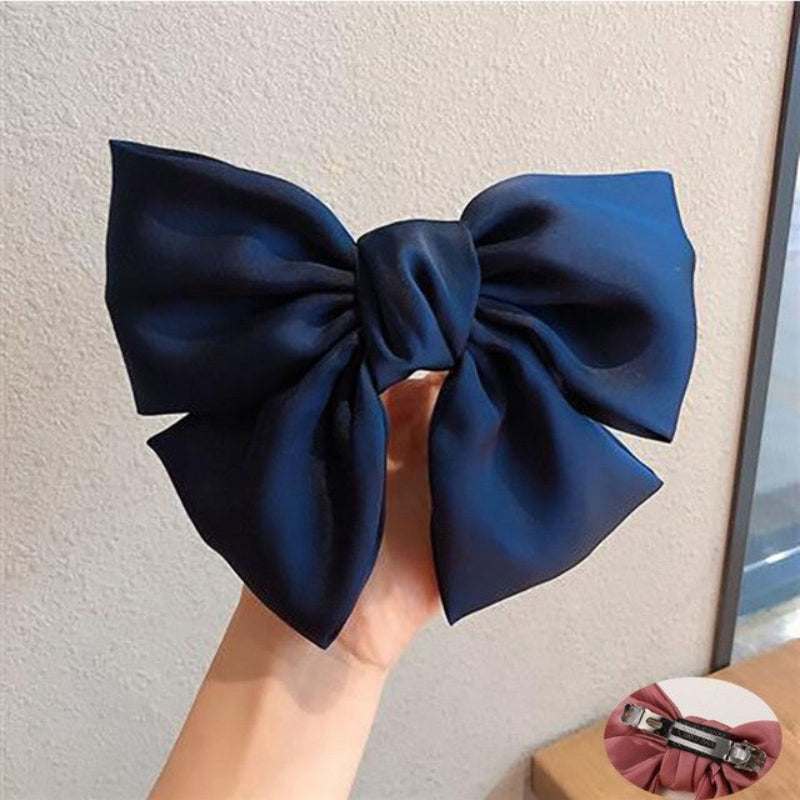Edel Samt Ribbon Bowknot Barrette Hair Clips