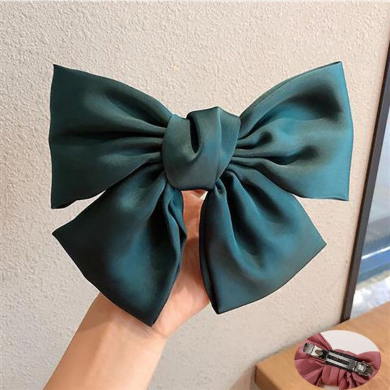 Edel Samt Ribbon Bowknot Barrette Hair Clips