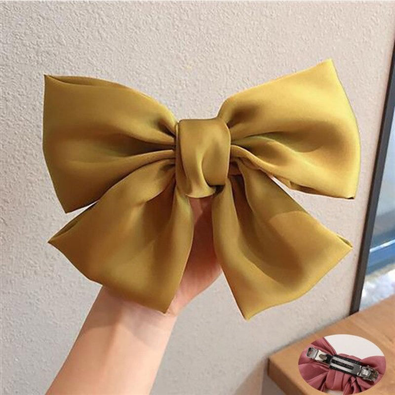 Edel Samt Ribbon Bowknot Barrette Hair Clips