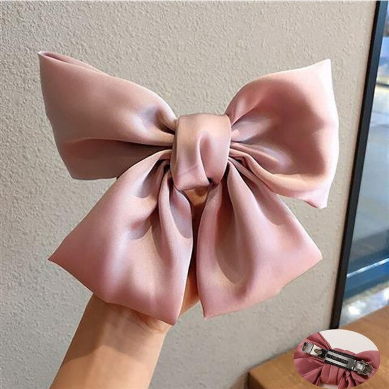 Edel Samt Ribbon Bowknot Barrette Hair Clips