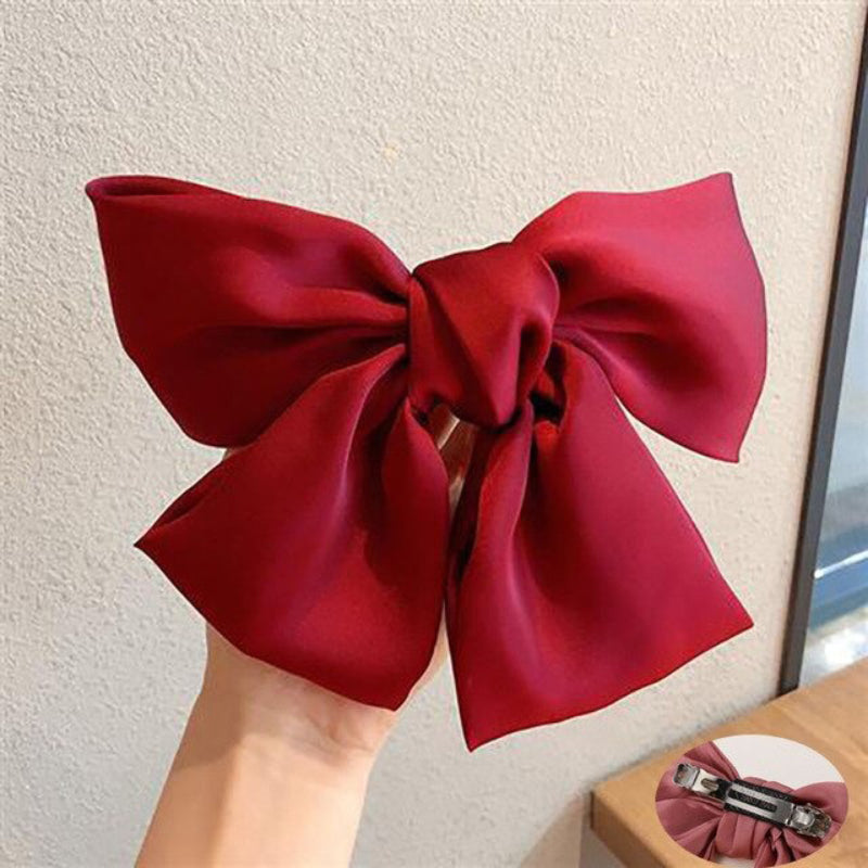 Edel Samt Ribbon Bowknot Barrette Hair Clips
