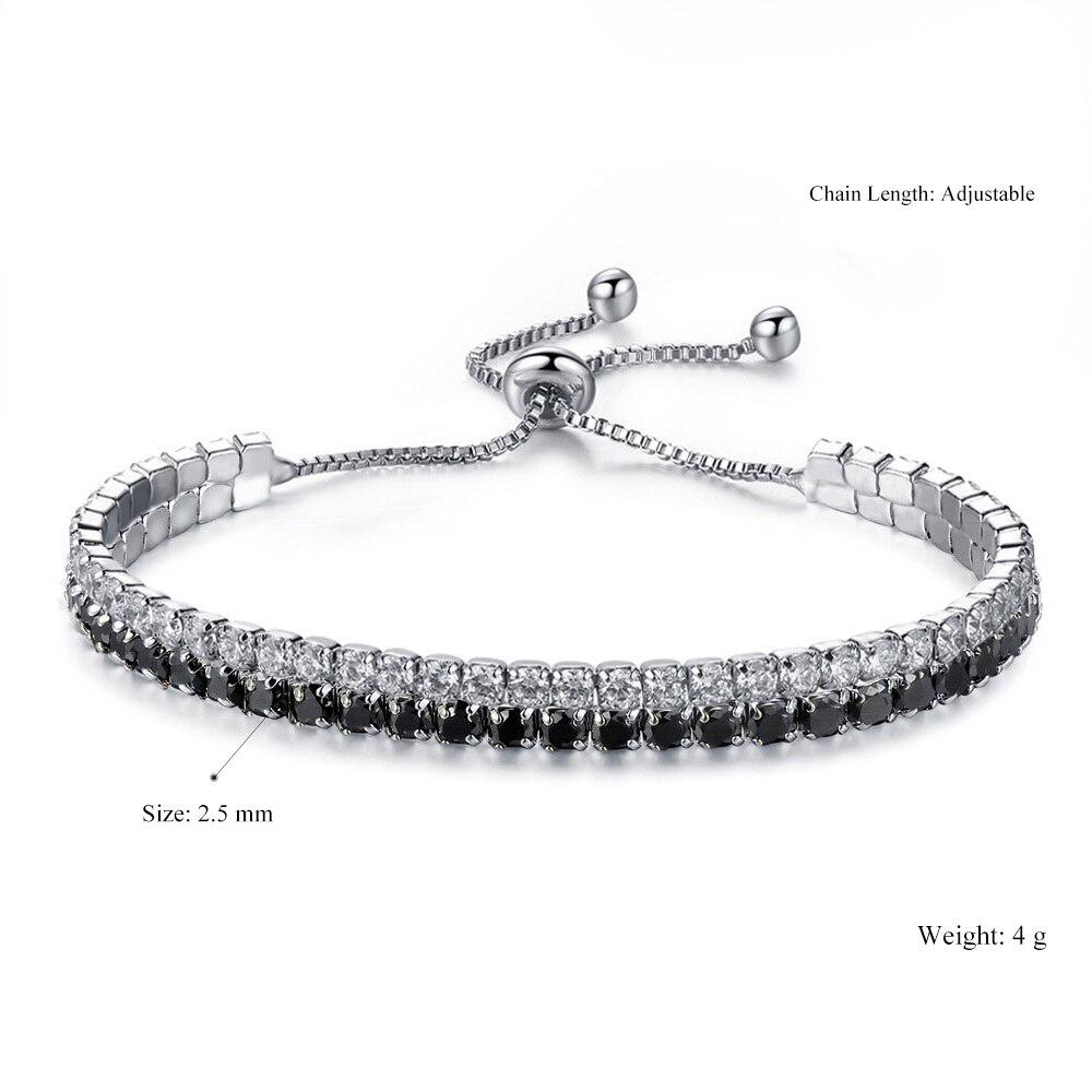 Buntes Kubisches Zirkonias Tennisarmband