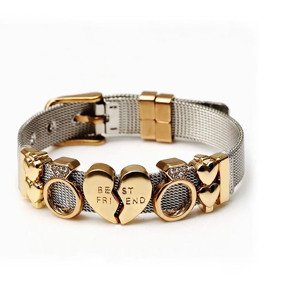 Buntes Edelstahl Maschen armbänder